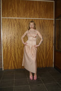 H&M roze lange jurk