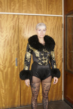 Jas met kraak en corset