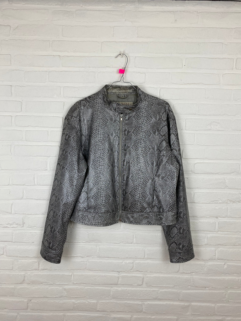 Slange biker jas