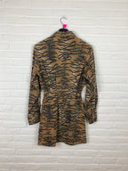 Nasty Gal denim print jurk