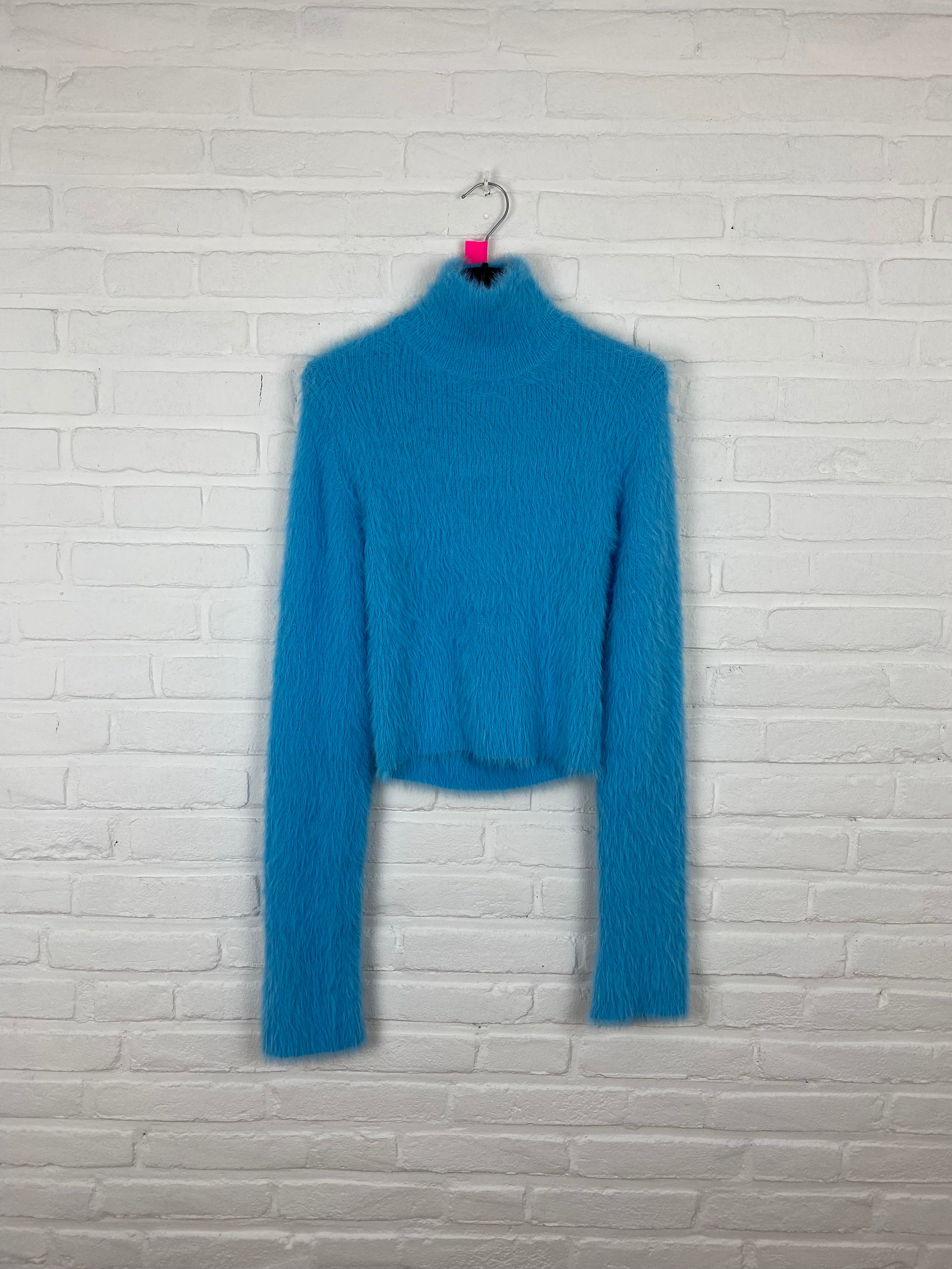 Blauwe fusy Monki top