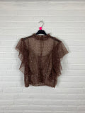 Zara glitter top