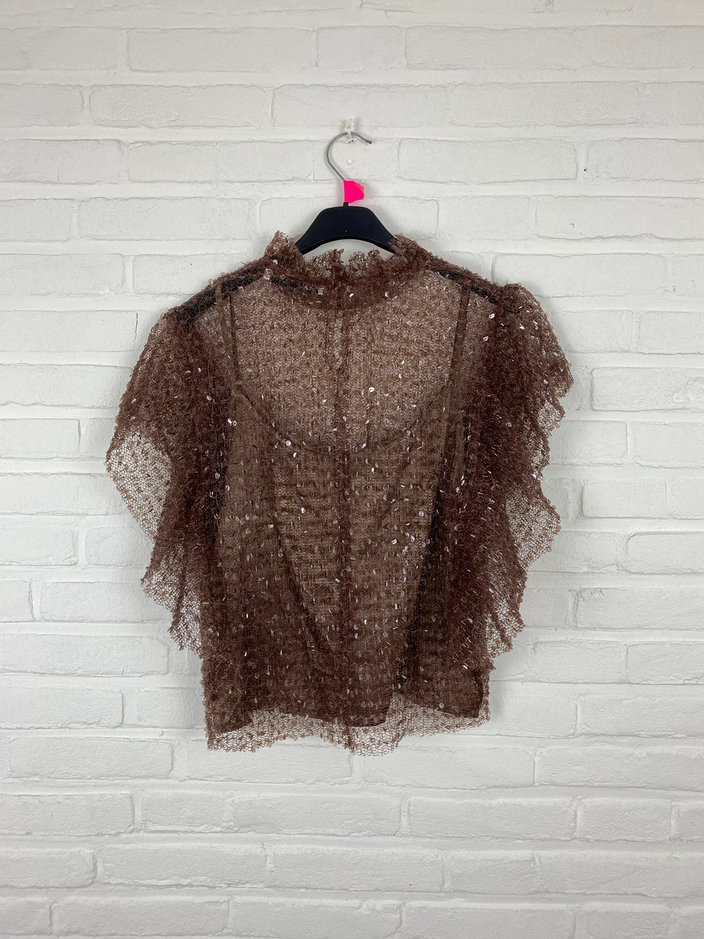 Zara glitter top