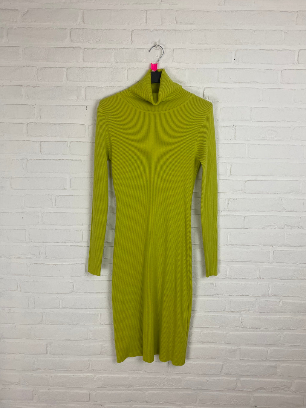 Lime groene jurk