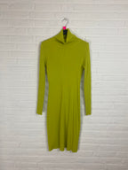 Lime groene jurk