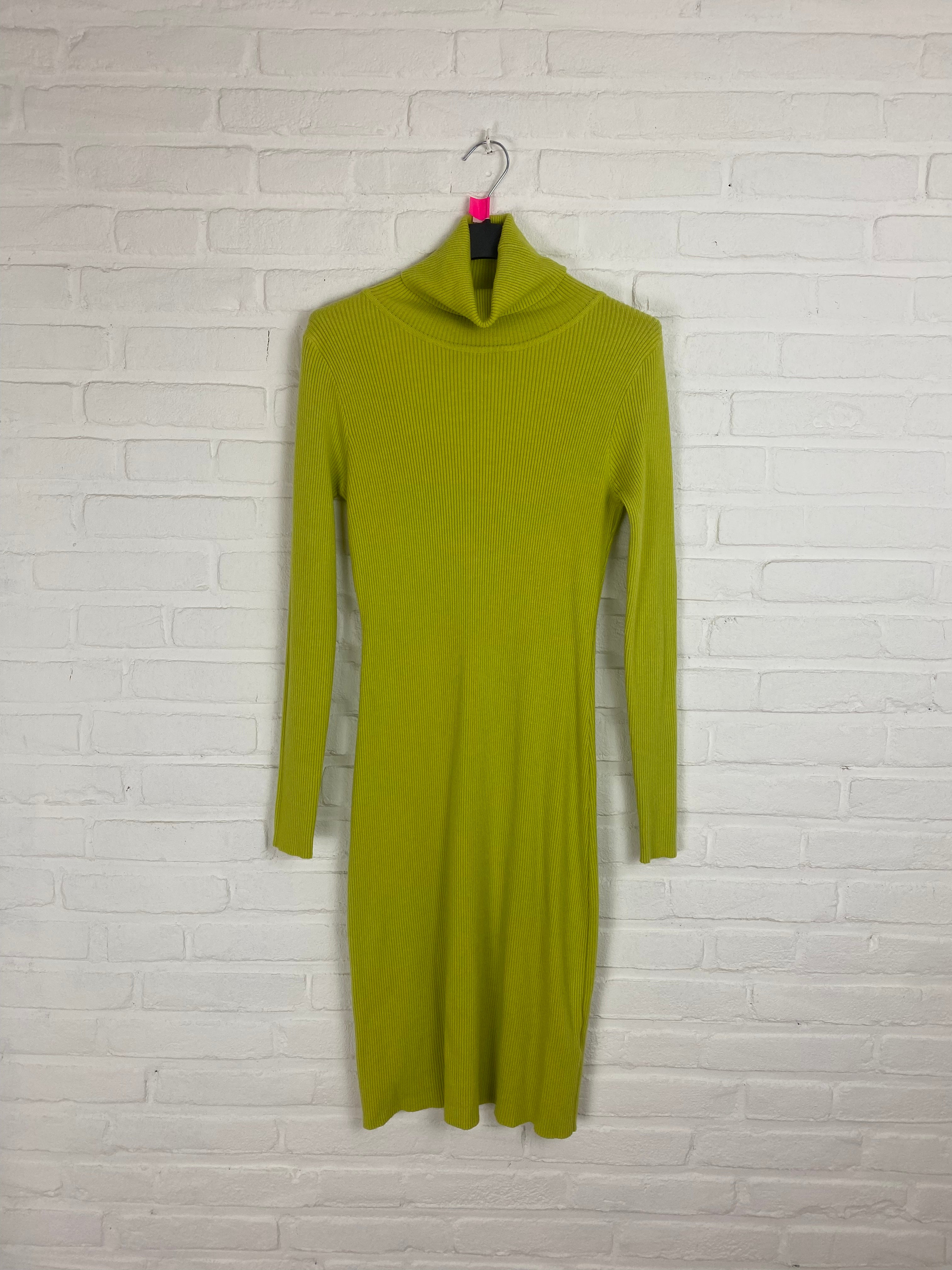 Lime groene jurk