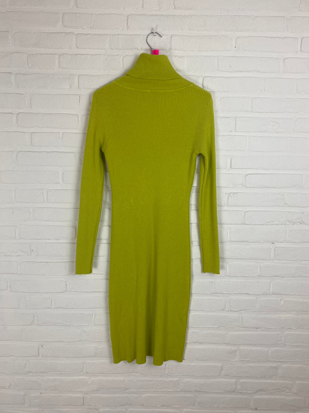 Lime groene jurk