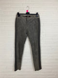 Suede grijze legging