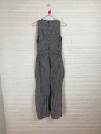 Geruite maxi dress