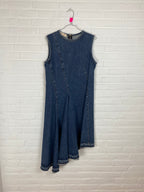 Marni denim asymmetric dress