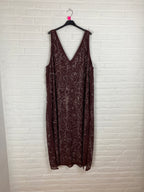 H&M maxi dress met glitters