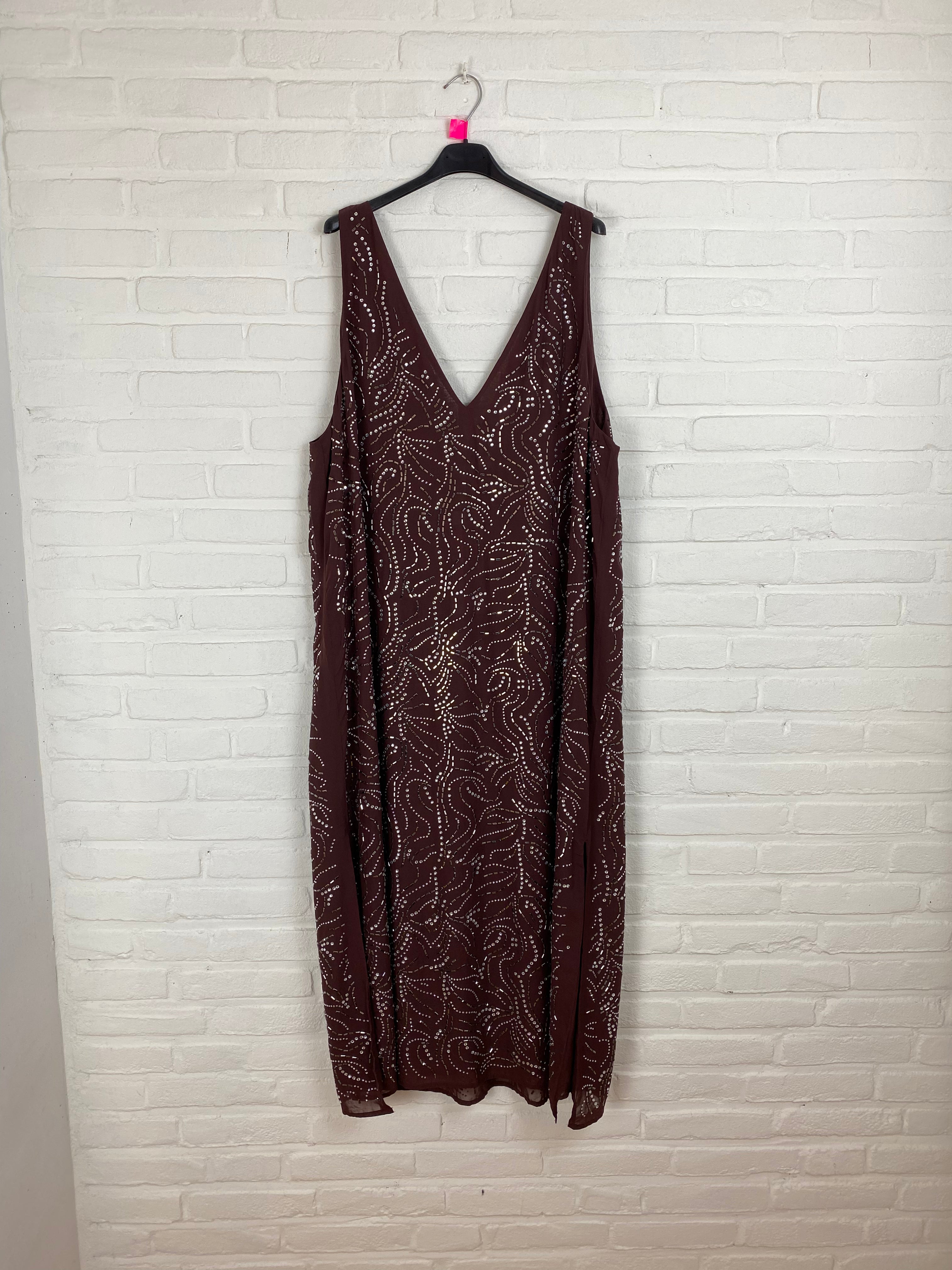 H&M maxi dress met glitters
