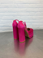 Roze platform hakken