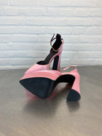 Licht roze platform hakken