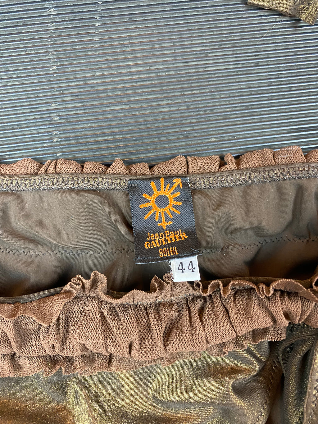 Jean Paul Gaultier Soleil bikini bruin