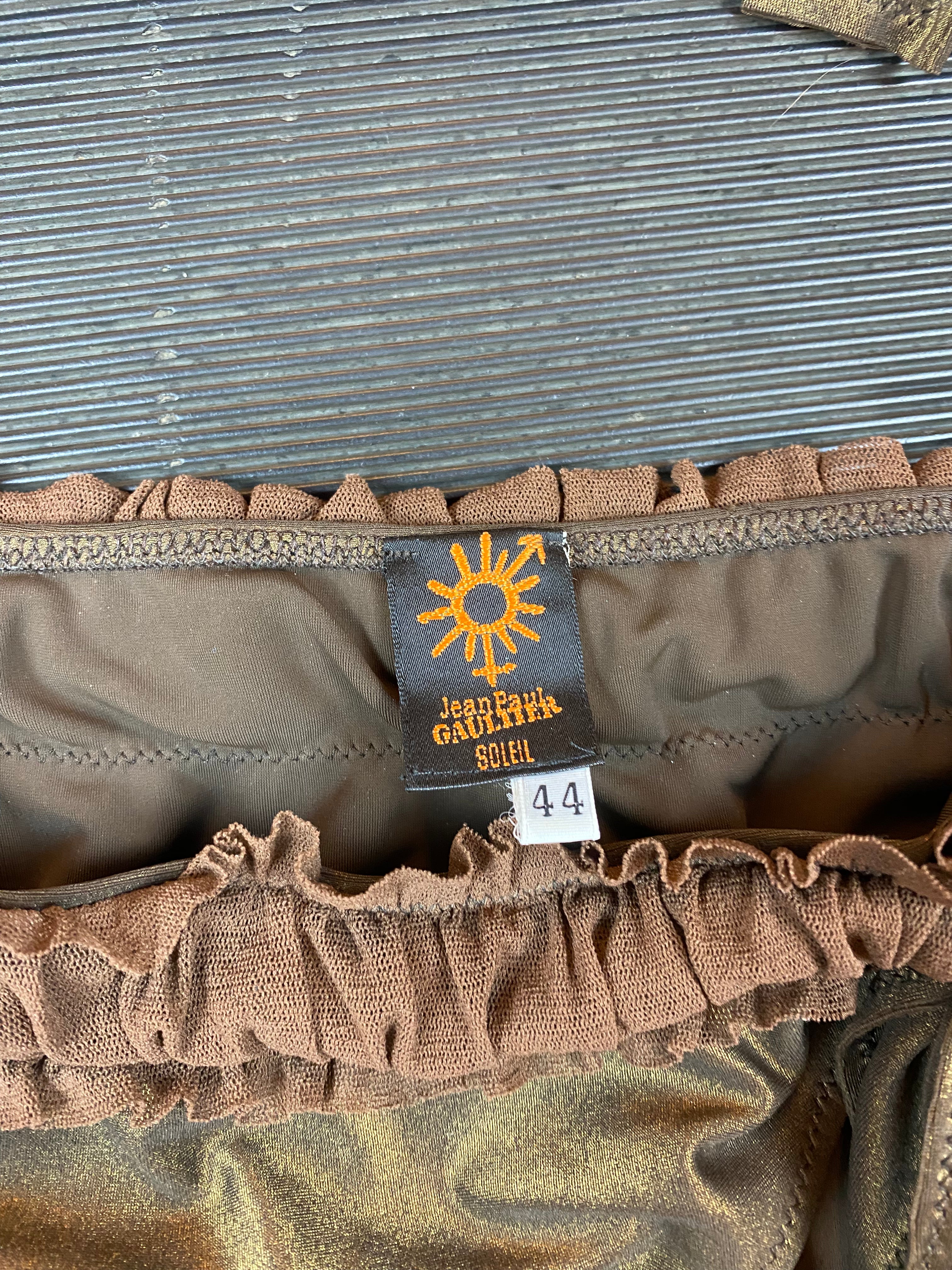 Jean Paul Gaultier Soleil bikini bruin