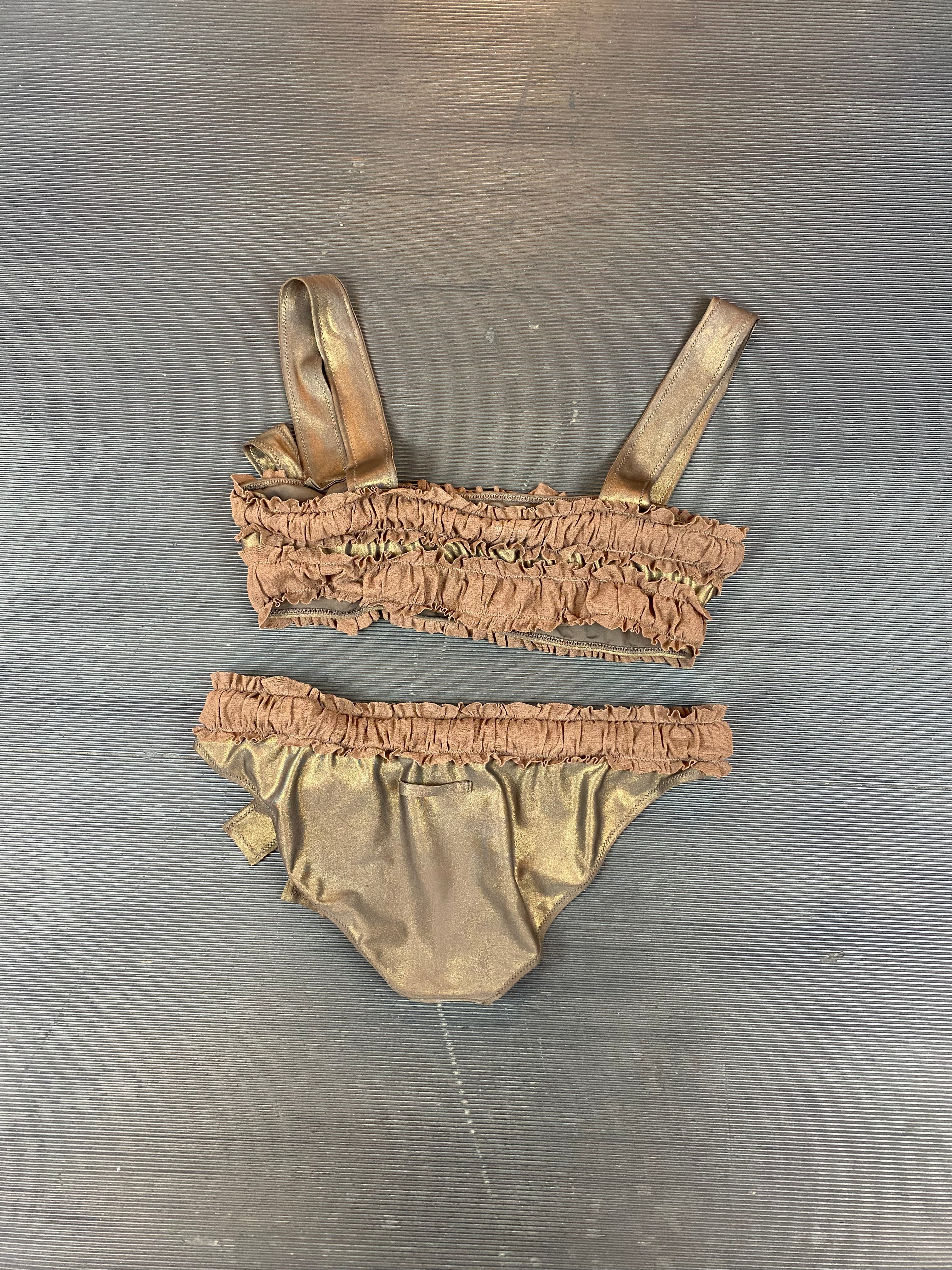 Jean Paul Gaultier Soleil bikini bruin